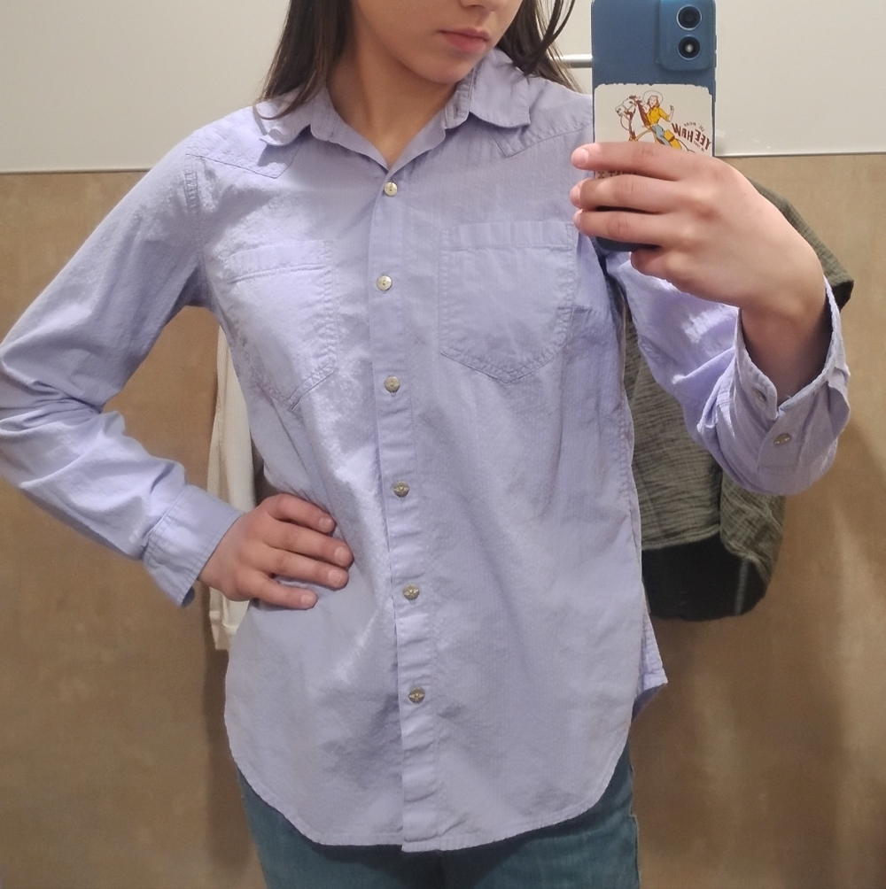Ariat Women's Lavender Button-Down Shirt